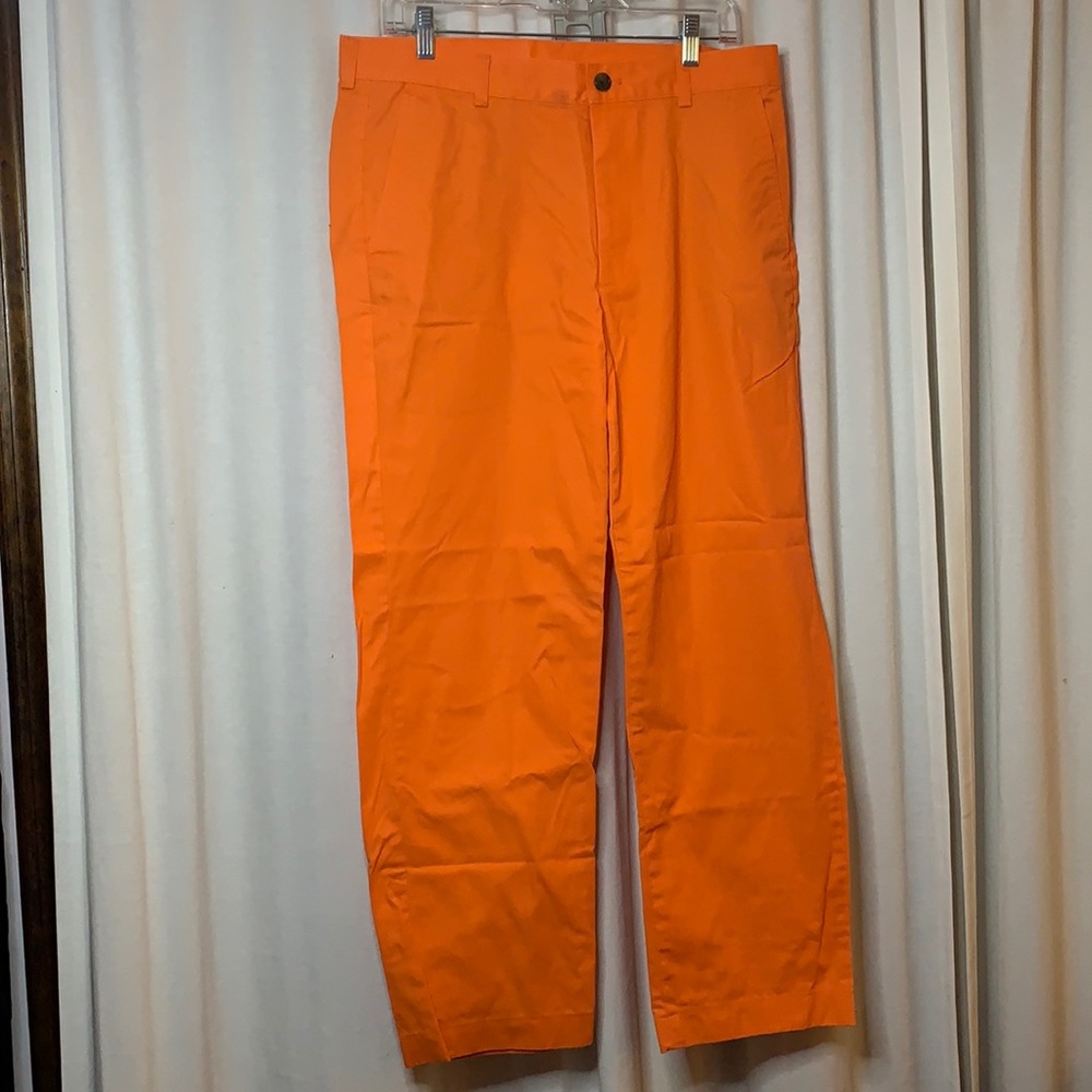 Men’s Bright Orange Brooks Brothers Pants